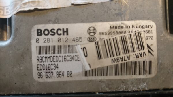 Bosch EDC16 1.4 1.6 HDI ECU - Image 4